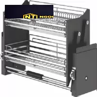 Giá chén bát nâng hạ di động 2 tầng R014-900